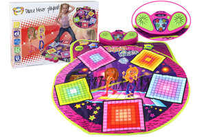 Dansmat kinderen - met verlichting & geluiden - 91x93cm