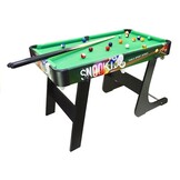 Opklapbare pooltafel - hout - incl. ballen