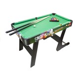 Opklapbare pooltafel - hout - incl. ballen