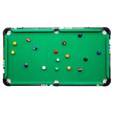 Opklapbare pooltafel - hout - incl. ballen