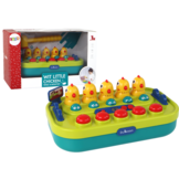 Whac-a-mole kinderspel - kippen thema - met hamer, verlichting & geluiden