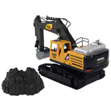 RC graafmachine speelgoed - geel - 1:14 - 14 kanalen
