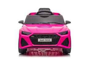 Elektrische kinderauto - Audi RS6 accu - rood - 105x55x33 cm