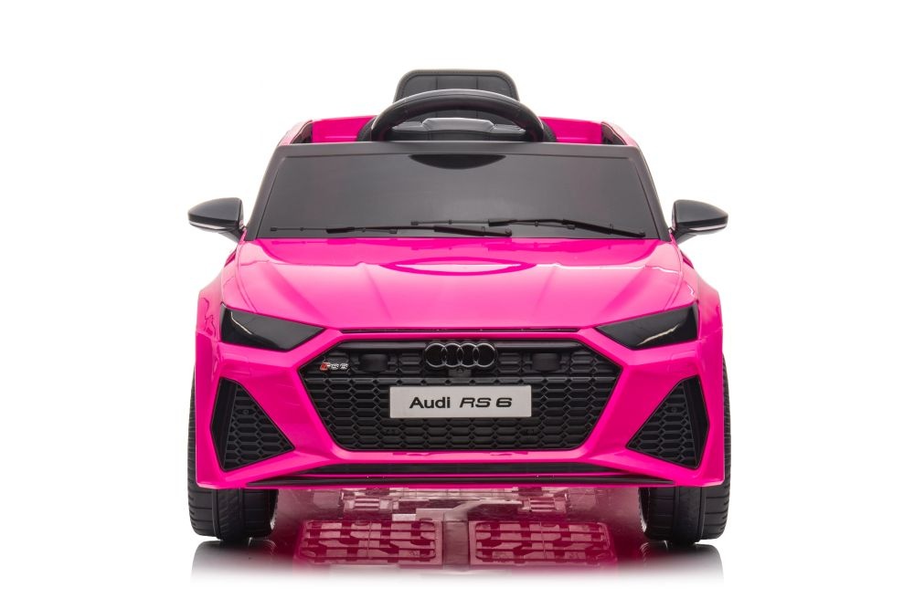 Elektrische kinderauto - Audi RS6 accu - rood - 105x55x33 cm