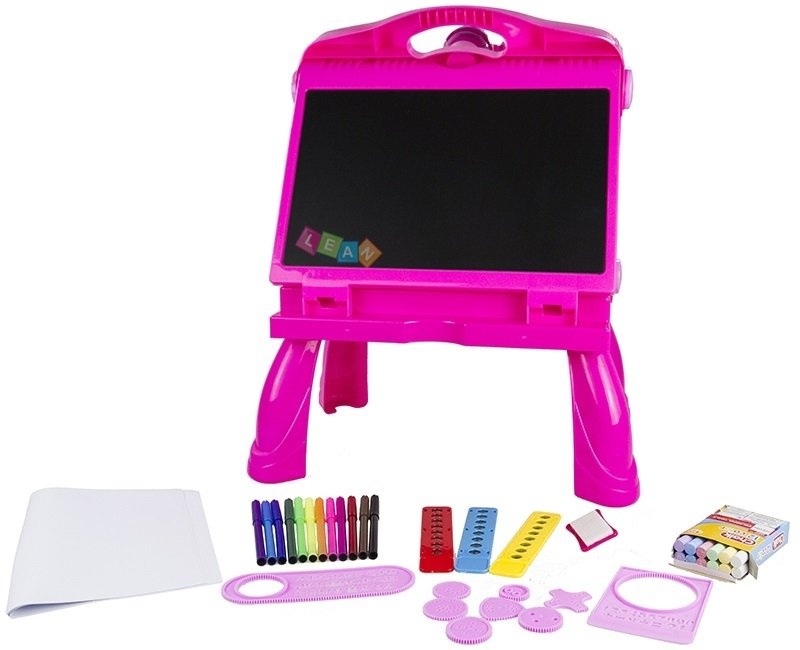 Krijtbord voor kinderen - met standaard & veel accessoires