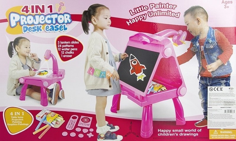 Krijtbord voor kinderen - met standaard & veel accessoires