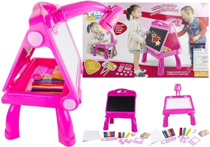 Krijtbord voor kinderen - met standaard & veel accessoires