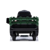 Elektrische kindertractor - met aanhanger - groen