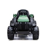 Elektrische kindertractor - met aanhanger - groen
