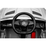 Mercedes GTR - elektrische kinderauto - zilver