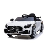 Kinderauto Mercedes GTR wit - elektrisch - 3 jaar +