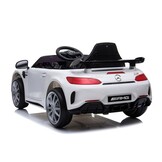 Kinderauto Mercedes GTR wit - elektrisch - 3 jaar +