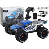 RC auto - 4wd terreinwagen - blauw - 2.4G - 30x23x9 cm