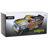 RC driftauto - oranje - 4x4 - snelheid 30km