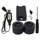 RC driftauto - oranje - 4x4 - snelheid 30km