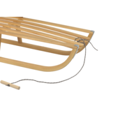 Houten slee - met rugleuning & touw - 3 jaar +
