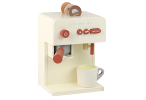 Speelgoed koffiezetapparaat - hout - 20x10x15cm