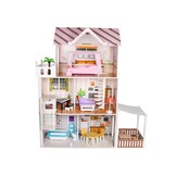 Houten poppenhuis - 60x30x80 cm - 3 jaar +