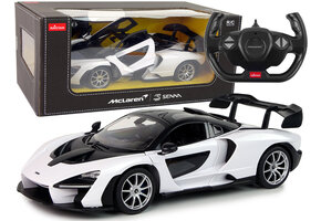 RC auto McLaren Senna - wit - schaal 1:14