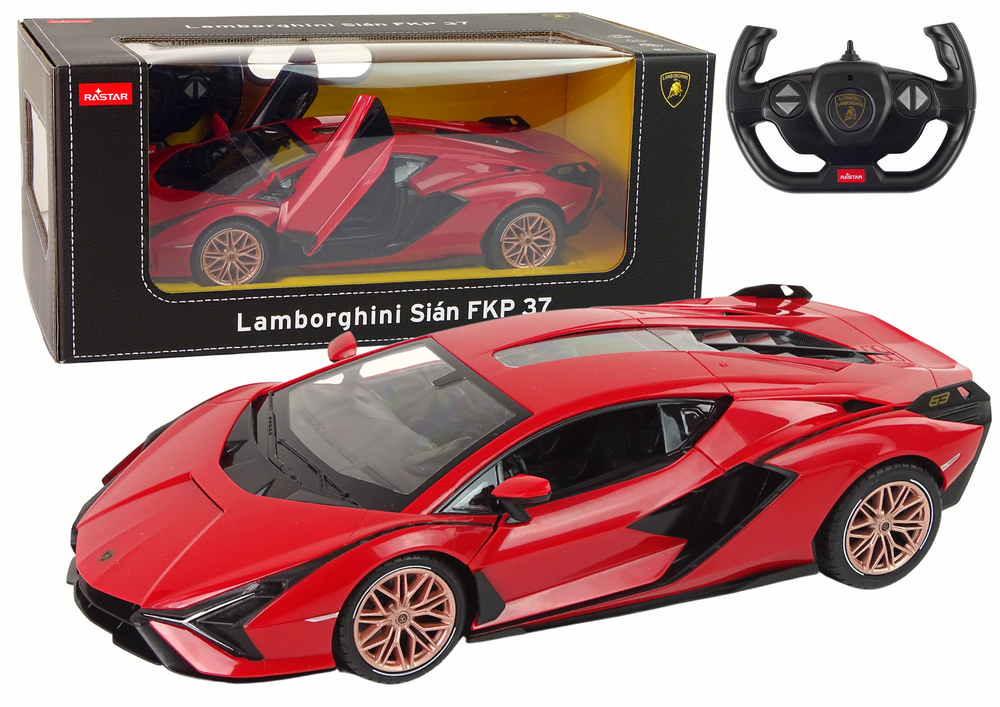 Rc Lamborghini Sian Fkp 37 - Schaal 1:14 - rood