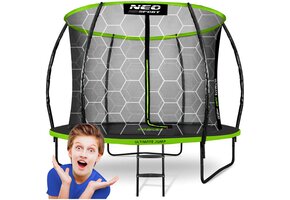 Trampoline 252 cm - met veiligheidsnet 252cm - Profiel 8ft - Neo-Sport