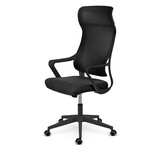 Ergonomische bureaustoel - zwart - Microvezel