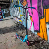 Stuntstep turkoois - max. 100 kg - SOKE