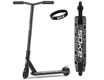 Stuntstep - zwart - max. 100kg