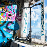 Stuntstep - zwart - max. 100kg