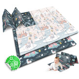 Opvouwbare speelmat - schuim - 200x180x1 cm