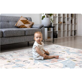 Opvouwbare speelmat - schuim - 200x180x1 cm