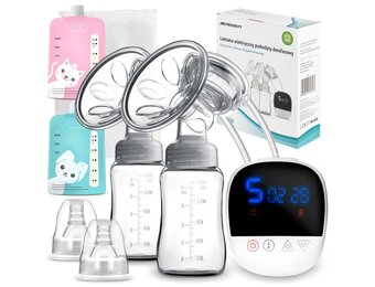 Elektrische dubbele borstkolf - dubbelzijdig - Berdsen 5906