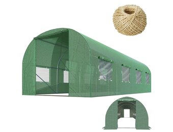 Kweektunnel - groen - 2,5x4x2 meter