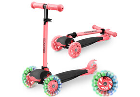 Driewielige step - roze - Ricokids Loco - 25kg max.