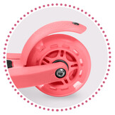 Driewielige step - roze - Ricokids Loco - 25kg max.