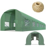 Kweektunnel - 6x3x2 meter - groen