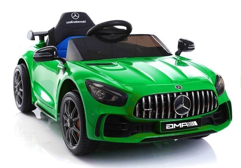 Kinderauto Mercedes GTR - groen - 3 jaar +