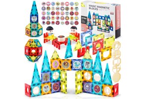 Magnetische bouwblokken - torens thema - speels educatief