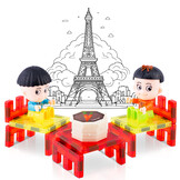 Magnetische bouwblokken - torens thema - speels educatief