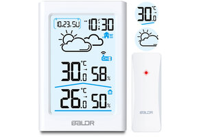 Weerstation - wit - display - BD-911