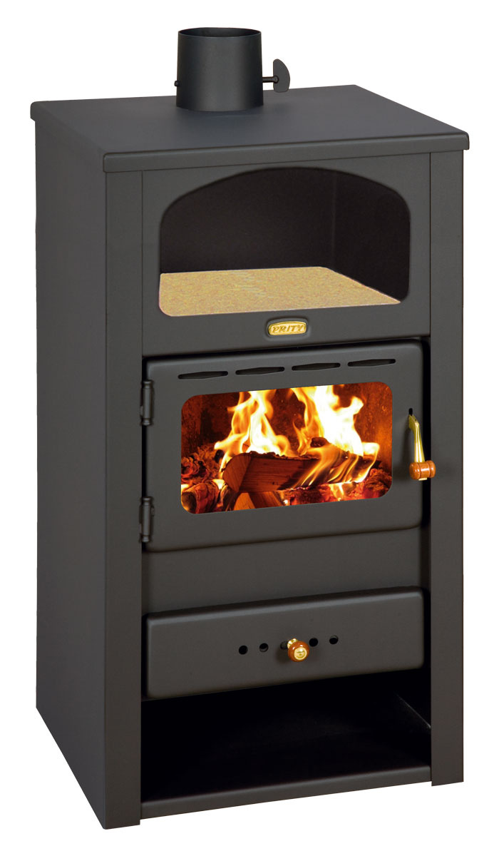 Houtkachel - energielabel A - 10,4 kW max - Ø 130 mm