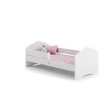 Kinderbed - met hekje - 160x80cm - met matras - max. 110kg