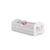 Kinderbed - met matras & lade - 140x70 cm - met fee