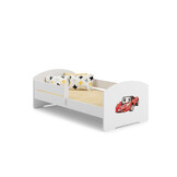 Kinderbed met spijlen - 140x70 cm - incl. matras & hekje
