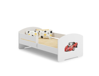 Kinderbed met spijlen - 140x70 cm - incl. matras & hekje