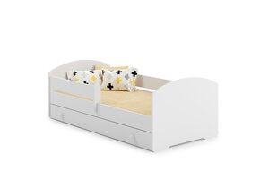 Kinderbed - met lade - 140x70 - met hekje & matras