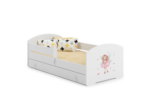 Kinderbed - fee thema - met lade & matras - 140x70 cm