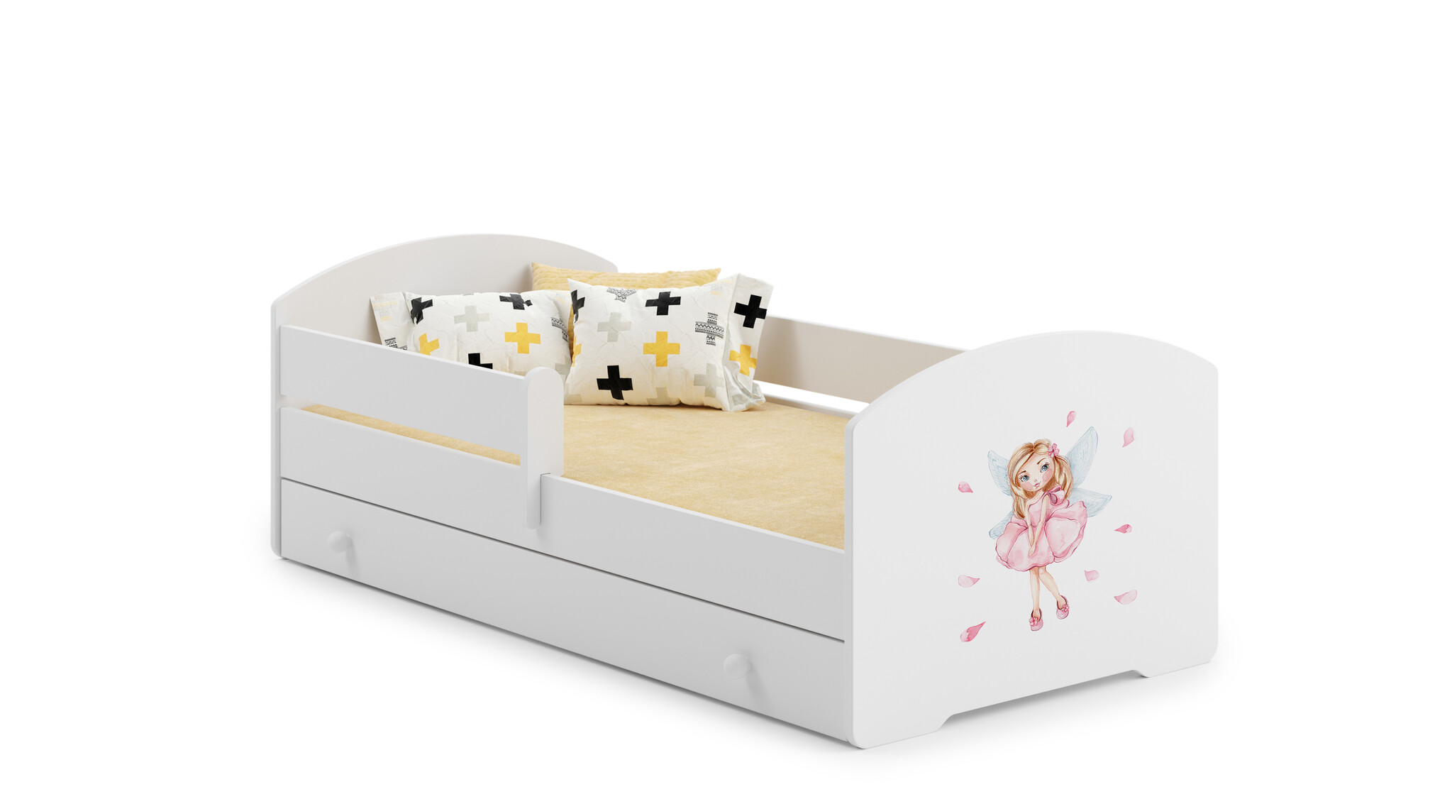 Kinderbed - fee thema - met lade & matras - 140x70 cm
