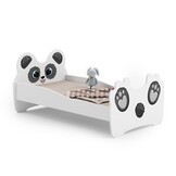 Kinderbed panda - 160x80cm - met matras - panda thema