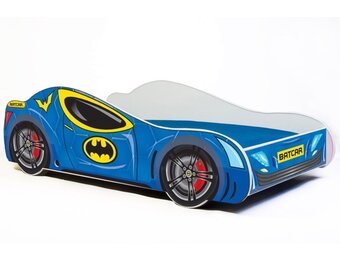 Kinderbed - batmobiel - 140x70 cm - met matras
